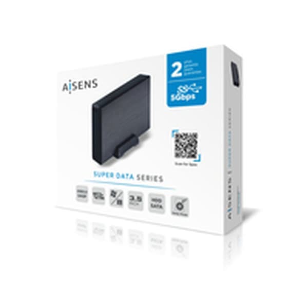 Harddisk kasse Aisens ASE-3530B Svart 3,5"
