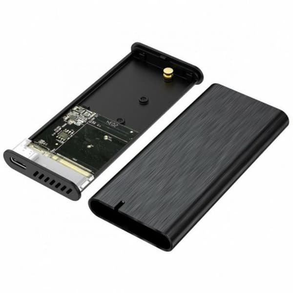 Harddisk kasse Aisens ASM2-008B Svart