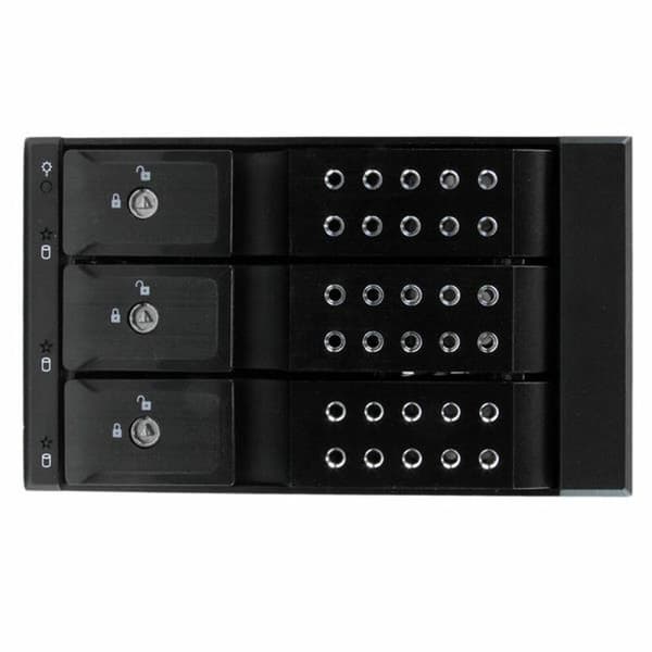 Kotelo Startech HSB3SATSASBA Musta 3,5" Kannettava