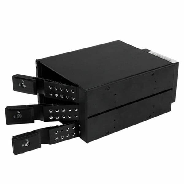 Kotelo Startech HSB3SATSASBA Musta 3,5" Kannettava
