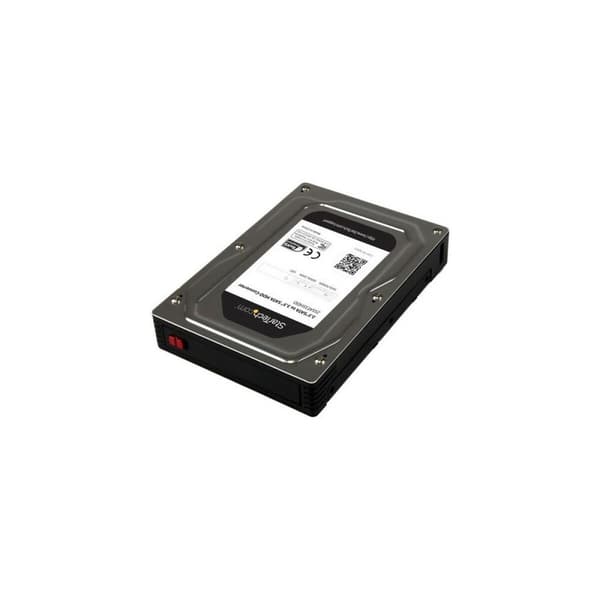 Kovalevyn kotelo Startech 25SAT35HDD 2,5" Musta