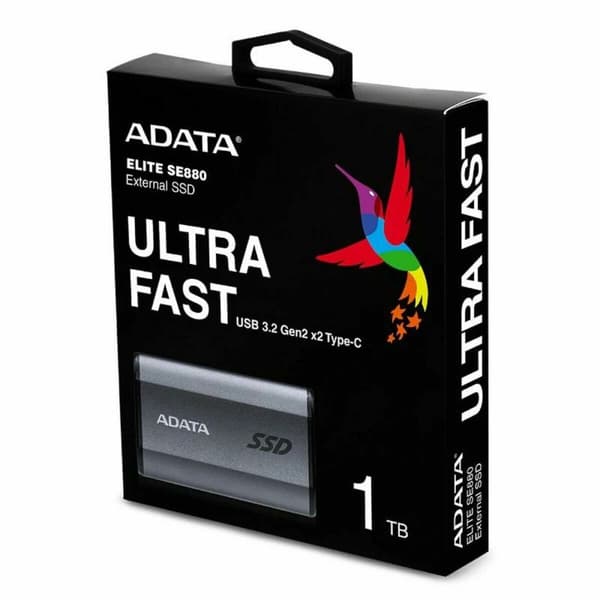 Ulkoinen kovalevy Adata AELI-SE880-1TCGY 1 TB SSD 2,5"