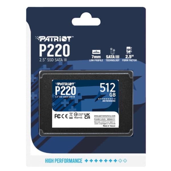 Kovalevy Patriot Memory P220 512 GB SSD
