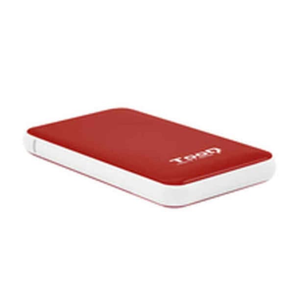 Ulkoinen laatikko TooQ TQE-2528R 2,5" SATA USB 3.1 Punainen