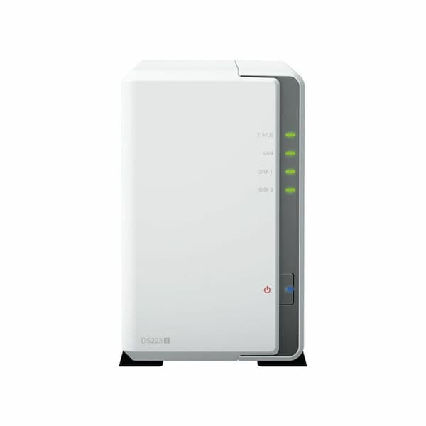 Nätlagringsenhet NAS Synology DS223J Vit Vit
