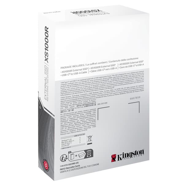 Kingston Xs1000 1tb Ulkoinen Ssd