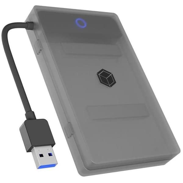 Hårddisk/SSD-hölje - ICY BOX - IB-AC603b-U3 - 2,5'' - USB Typ-A - 5 Gbit/s Antracit, Svart