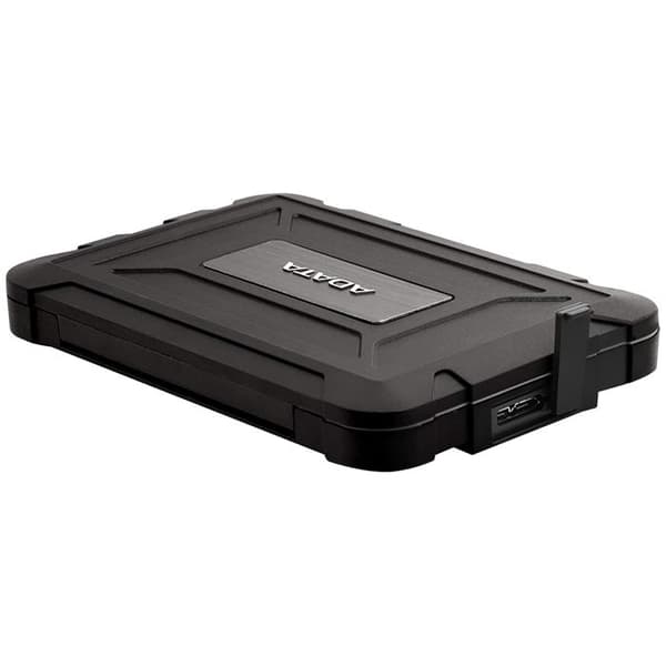 Externt hölje 2,5" SATA 6Gb-s 600 MB-s USB 3.0 svart - ADATA - ED600 - Stöt- och vattentålig