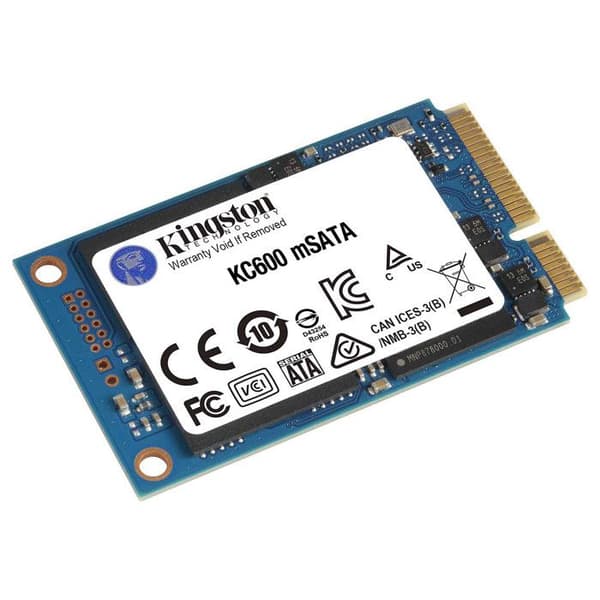 SSD mSATA - Kingston - SKC600MS/1024G - 1 To - SATA 6 Gb/s - Intern