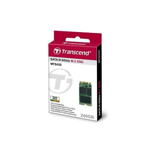 Transcend MTS420 SSD - 240 GB - M.2 - SATA III - 560 MB/s - 6 Gbit/s