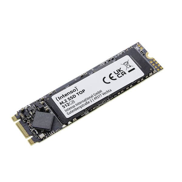 INTENSO Top intern SSD-enhet - 512 GB - M.2 - SATA 6Gb/s - Stötsäker