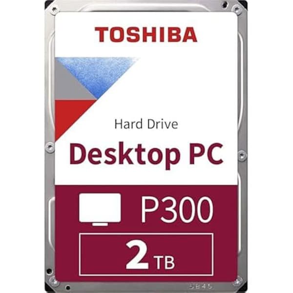 Toshiba P300 2 TB 3,5" hårddisk - Röd