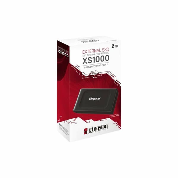 Ekstern harddisk Kingston SXS1000/2000G 2 TB SSD