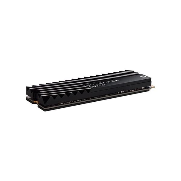 Svart intern SSD 1TB SN750 + kylfläns - Western Digital