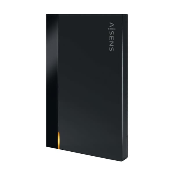Deksel for harddisk Aisens ASE-2524B Svart 2,5" Sort
