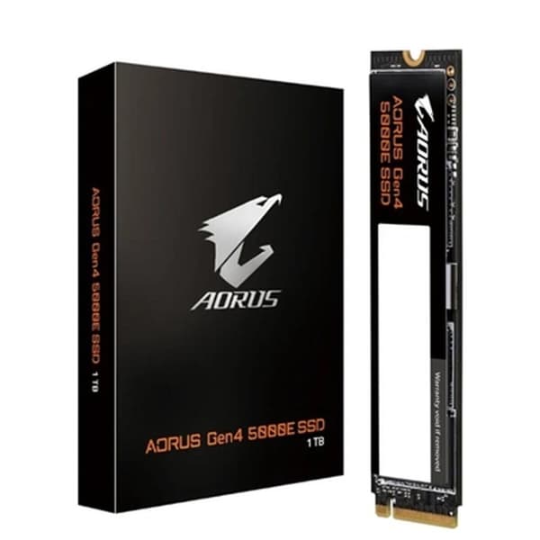 Hårddisk Gigabyte AORUS Gen4 5000E 1 TB SSD