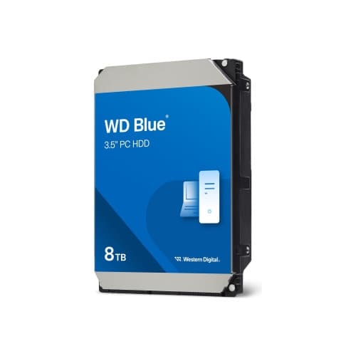 WD Blue WD80EAAZ - hårddisk - 8 TB - SATA 6Gb/s