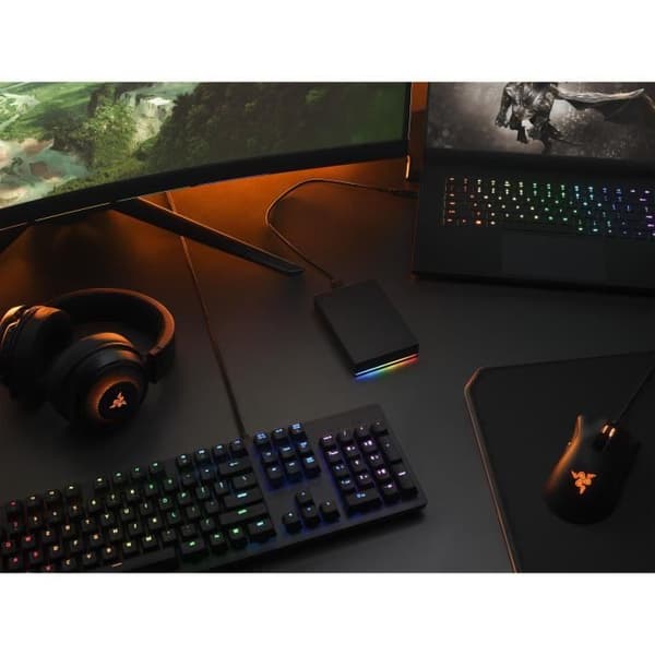 5TB FireCuda Gaming HDD + Anpassningsbar RGB-hårddisk - Razer Chroma-kompatibel - SEAGATE
