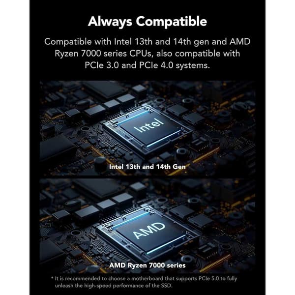 Lexar Lnm1090001t-rnang Pci Express 5.0 Nvme Slc 1tb Ssd M.2