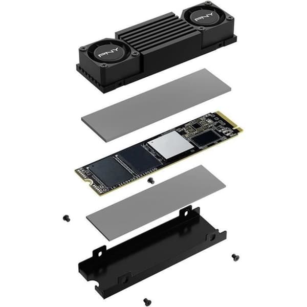 PNY - CS3150 - Intern SSD-hårddisk - 2TB - M.2 NVMe (M280CS3150HS-2TB-RB)