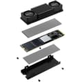 Miniatyrbild 6 av 7: PNY Intern SSD CS3150 1TB M.2 NVMe med kylfläns Svart - M280CS3150HS-1TB-RB