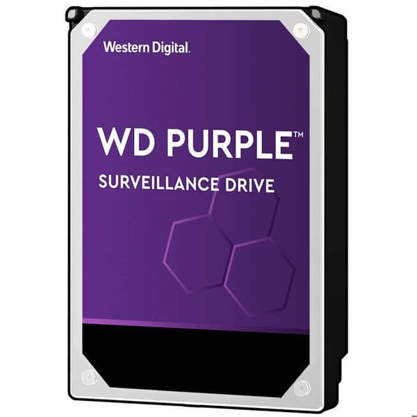 WD Purple Surveillance-hårddisk WD10PURZ - 1 TB - Intern - 3,5" - SATA 6 Gb/s - 5400 rpm