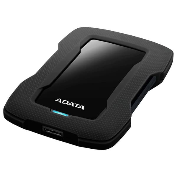 ADATA HD330 bärbar extern hårddisk - 1 TB - USB 3.1 - AES 256 bitar - svart