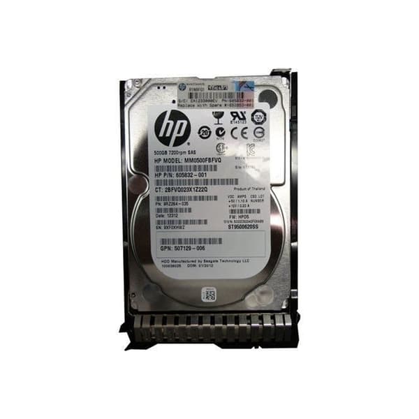 Hårddisk HP 653953-001 SAS 2.5 7200rpm 500 Giga