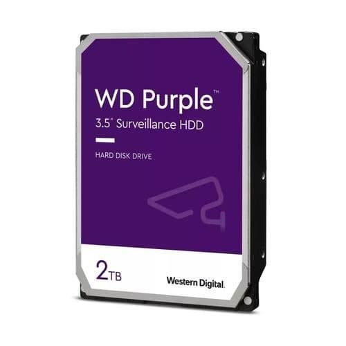 WESTERN DIGITAL WD22PURZ 3,5'' hårddisk - 2 TB SATA 7200 RPM