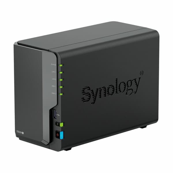 NAS-netværkslagring Synology DS224+ Sort Intel Celeron J4125