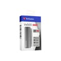 Miniatyrbild 1 av 3: Verbatim VX500 Extern SSD USB 3.1 G2 480 GB Solid State Drive - Grå