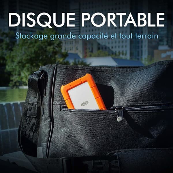 LaCie STFR1000800 extern hårddisk - 2,5" - 1 TB - USB Typ C