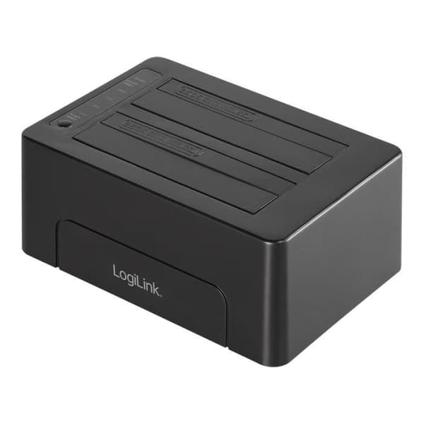 LogiLink QP0028, Hårddisk, SSD, SATA, Serial ATA II, Serial ATA III, 2.5,3.5", USB 3.1 (3.1 Gen 2) Type-C, 10 Gbit-s, Svart