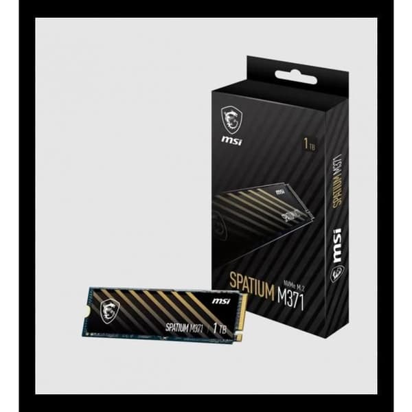 SSD-hårddisk - MSI - SPATIUM M37 - 1 TB - PCI Express 3.0 - M.2