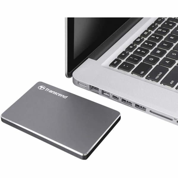 TRANSCEND StoreJet 2,5" C3N extern hårddisk - USB 3.0 - Aluminiumfinish - 2 TB