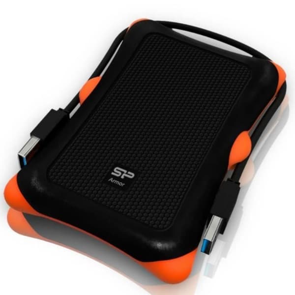 USB 3.0 A30 extern hårddisk - 2 TB - Svart - SILICON POWER