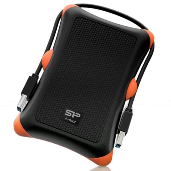 USB 3.0 A30 extern hårddisk - 2 TB - Svart - SILICON POWER