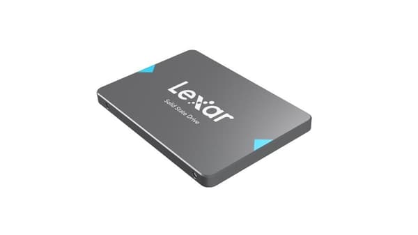 SSD nq100 (960gb, sata 3.0, skrivhastighet 500 mbyte/sek, läshastighet 550 mbyte/sek, 2,5", lnq100x960g-rnnng), Lexar