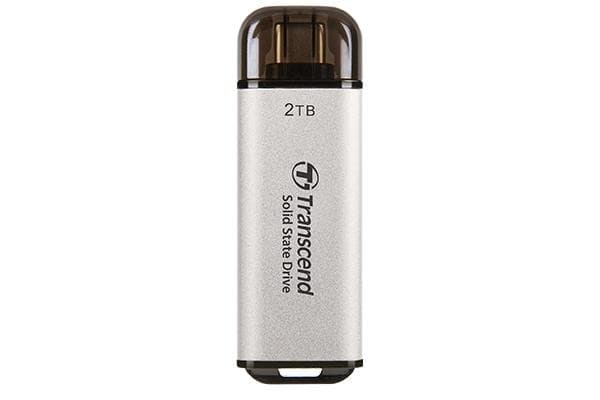 Ekstern SSD esd300 (2tb, usb-c, skrivehastighed 950 mbytes/sek., læsehastighed 1500 mbytes/sek., ts2tesd300s), Transcend