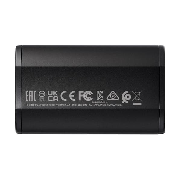 Ekstern SSD sd810 (2tb, usb-c, skrivehastighet 2000 mbyte/sek, lesehastighet 2000 mbyte/sek, sd810-2000g-cbk), Adata