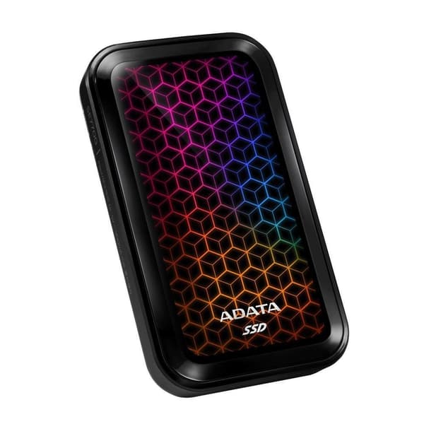 Extern SSD se770g (2tb, usb-c, usb 3.2, skrivhastighet 800 mbyte/sek, läshastighet 1000 mbyte/sek, ase770g-2tu32g2-cbk), Adata