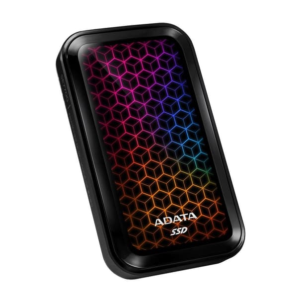 Extern SSD se770g (512gb, usb 3.2, skrivhastighet 800 mbyte/sek, läshastighet 1000 mbyte/sek, ase770g-512gu32g2-cbk), Adata