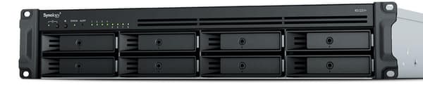 NAS-lagringsställ 8bay 2u/ingen hdd rs1221rp+, Synology Svart