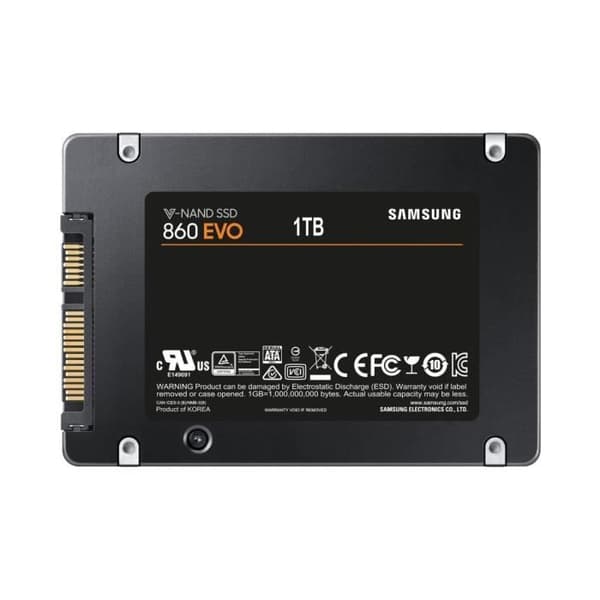 SAMSUNG - Intern SSD - 860 EVO - 1TB - 2,5" (MZ-76E1T0B/EU)