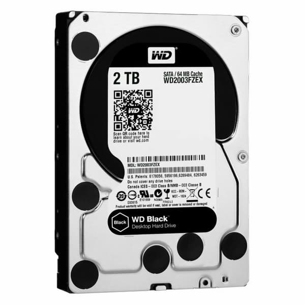 Hårddisk Western Digital Black 3.5" 2 TB Sata III 7200 rpm