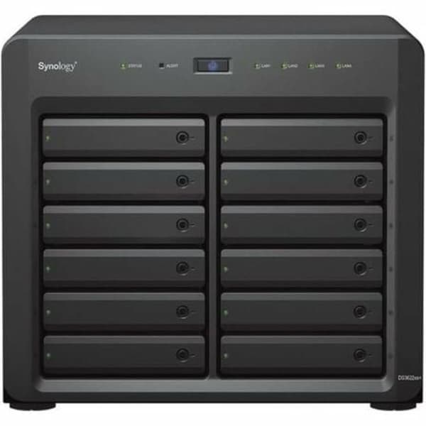 Nätlagringsenhet NAS Synology DS3622xs+ Svart Svart