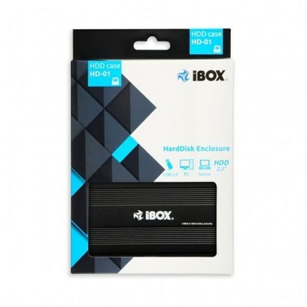 Ekstern Boks Ibox HD-01 Sort 2,5"