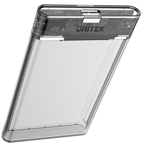 Ekstern Boks Unitek S1103A Grå Gennemsigtig 2,5"