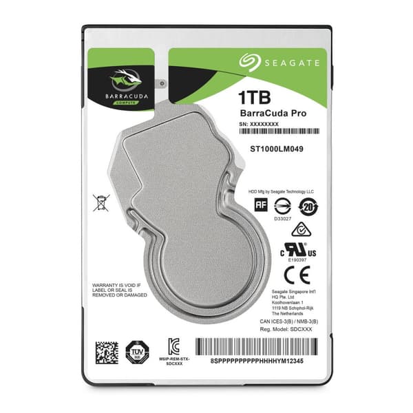 Harddisk Seagate ST1000LM049 1 TB SATA6 128 MB 2,5" 1 TB HDD