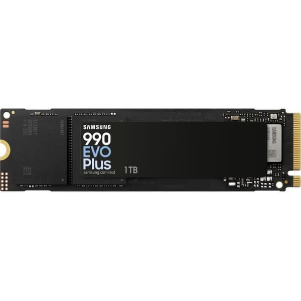 Intern SSD - SAMSUNG - 990 EVO Plus 1 TB - NVMe M.2 PCIe 4.0x4 - Läshastighet upp till 7 150 MB/s